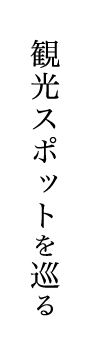 観光スポットを巡る